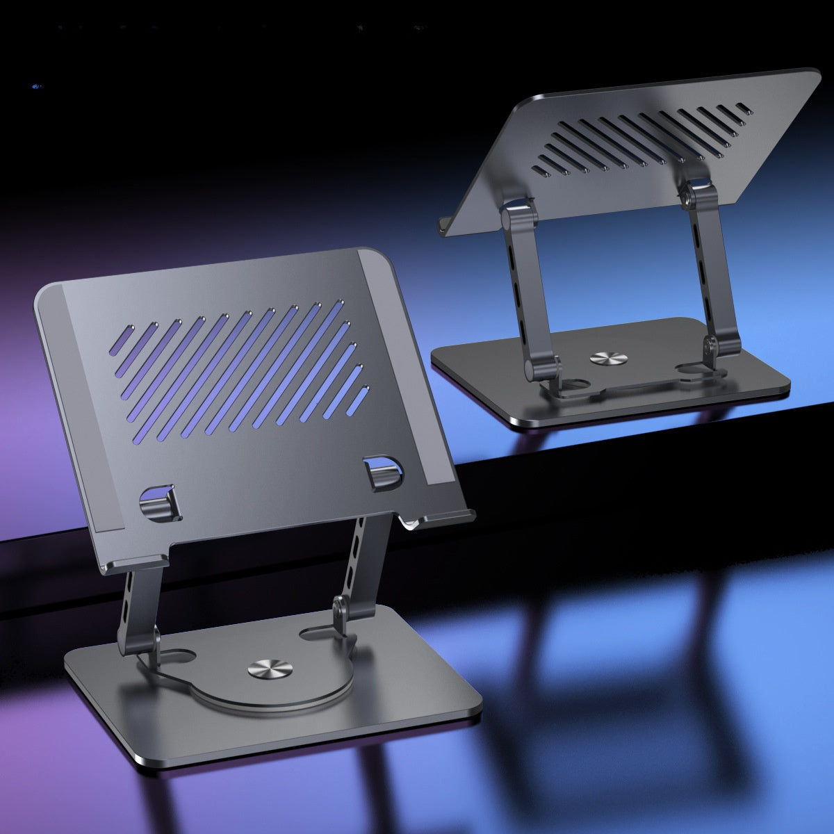 Adjustable Laptop Stand with Rotation Feature