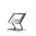Adjustable Laptop Stand with Rotation Feature