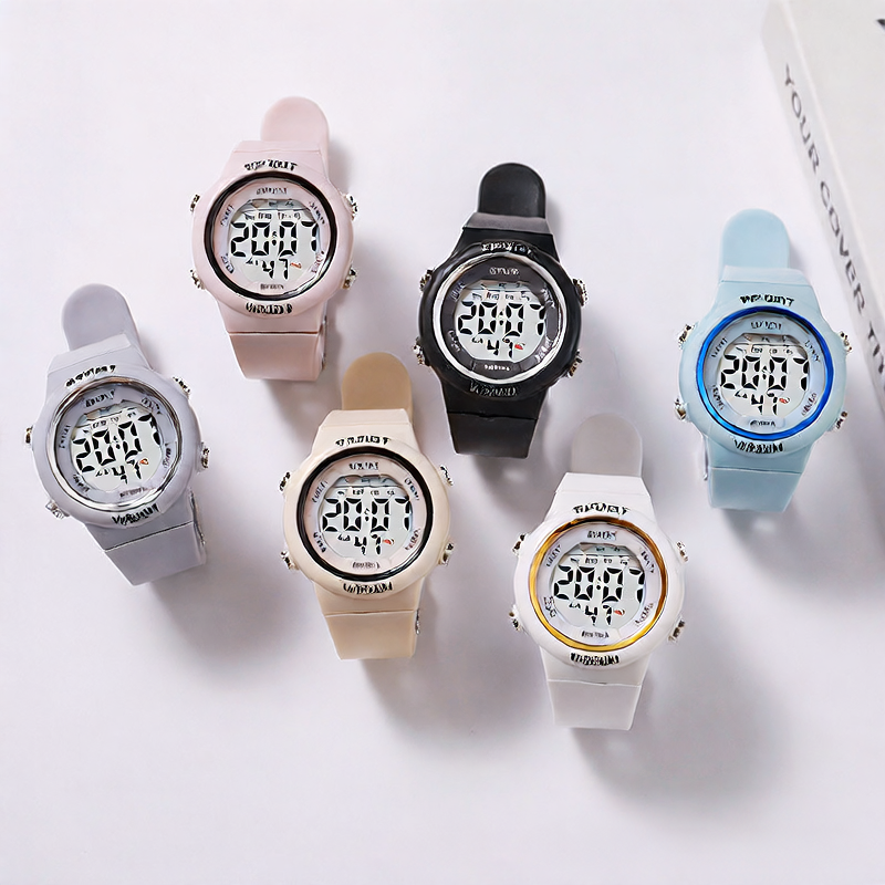 Multifunctional Waterproof Electronic Watch for Students
