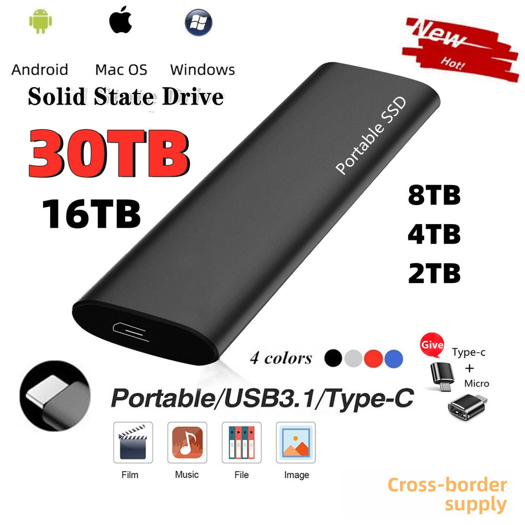 Portable SSD High-speed External Hard Drive