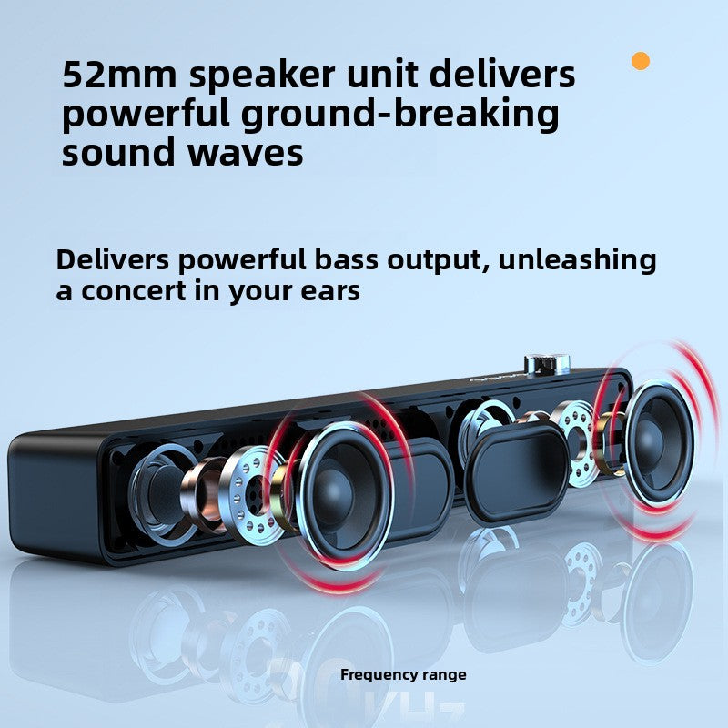 Long-strip Bluetooth speaker