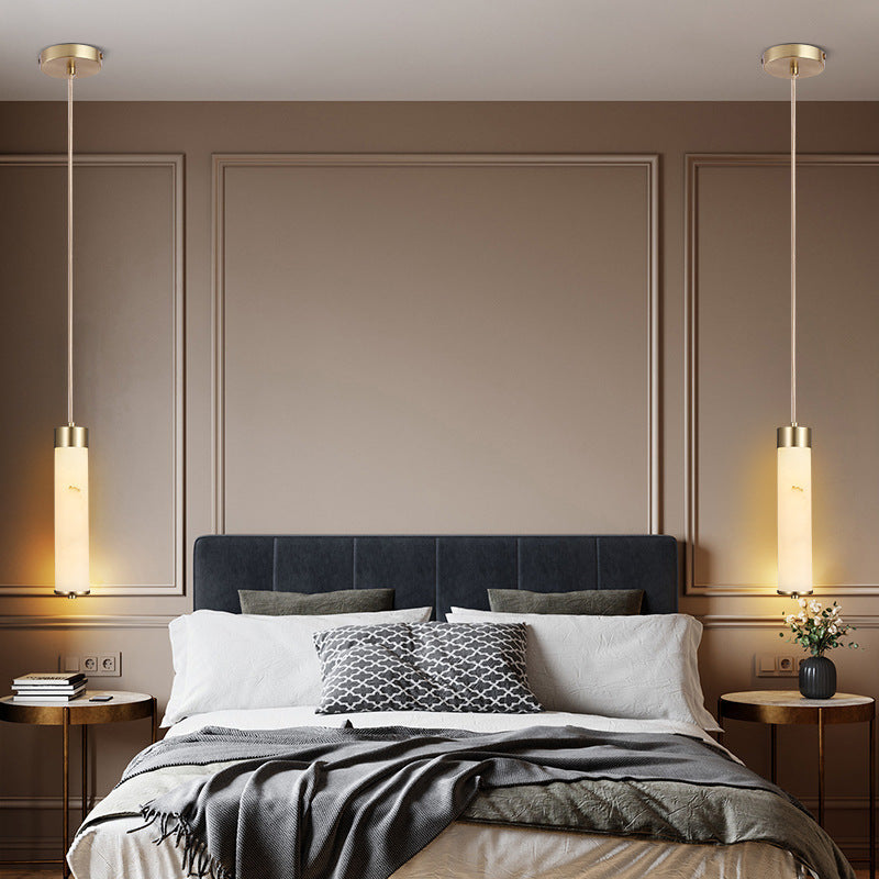 New Chinese-style marble pendant lamp