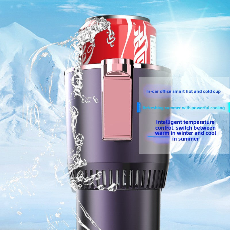 Dual-purpose rapid heating and cooling cup