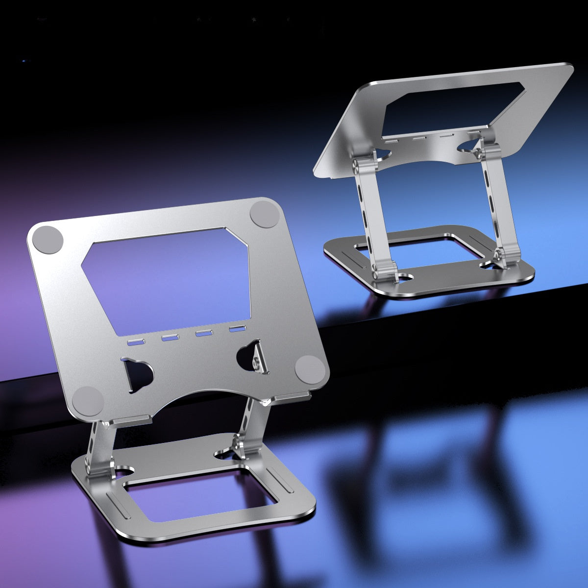 Adjustable Laptop Stand with Rotation Feature