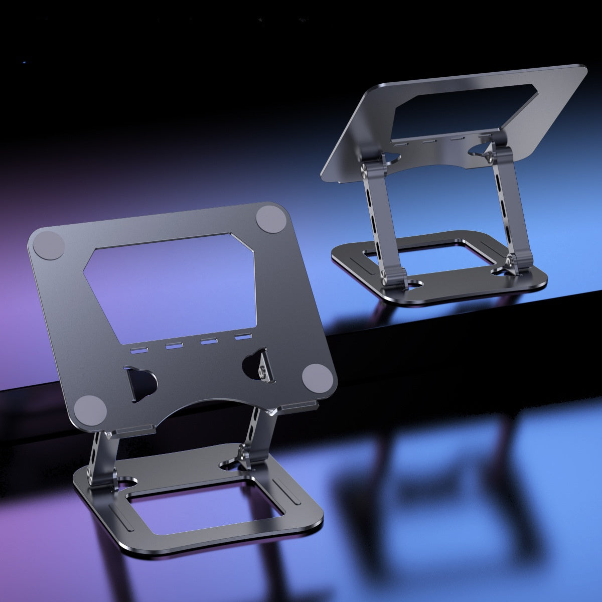 Adjustable Laptop Stand with Rotation Feature