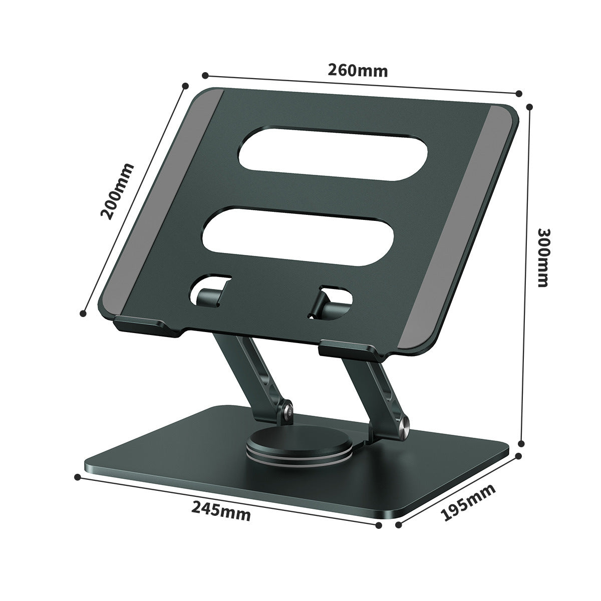 Adjustable Laptop Stand with Rotation Feature