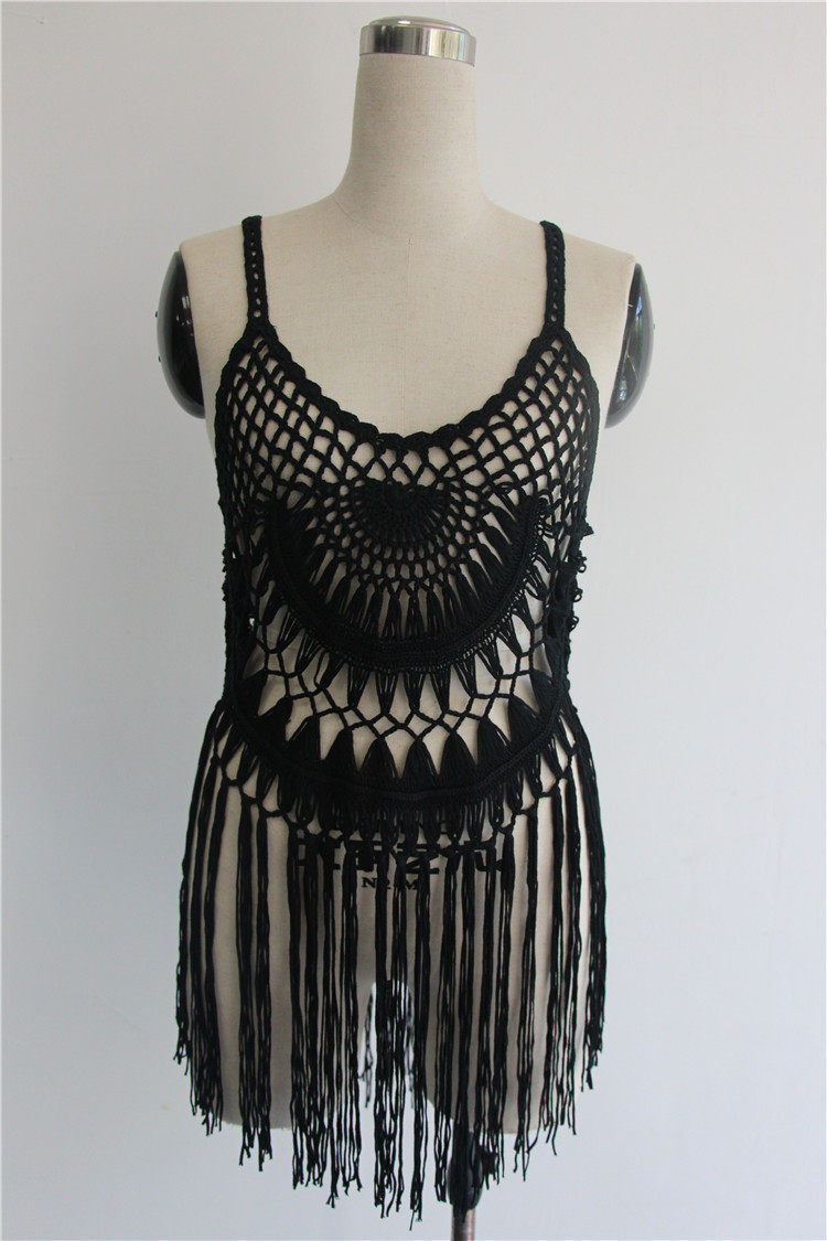 Beach crochet cover-up