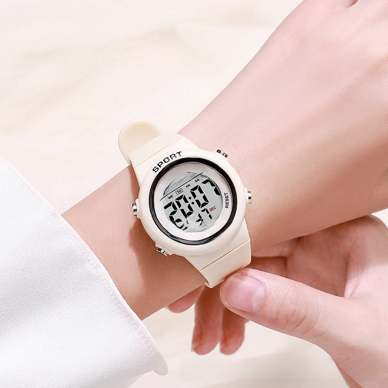 Multifunctional Waterproof Electronic Watch for Students
