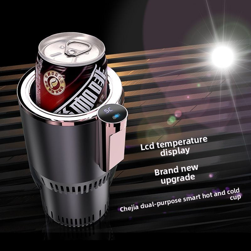 Dual-purpose rapid heating and cooling cup