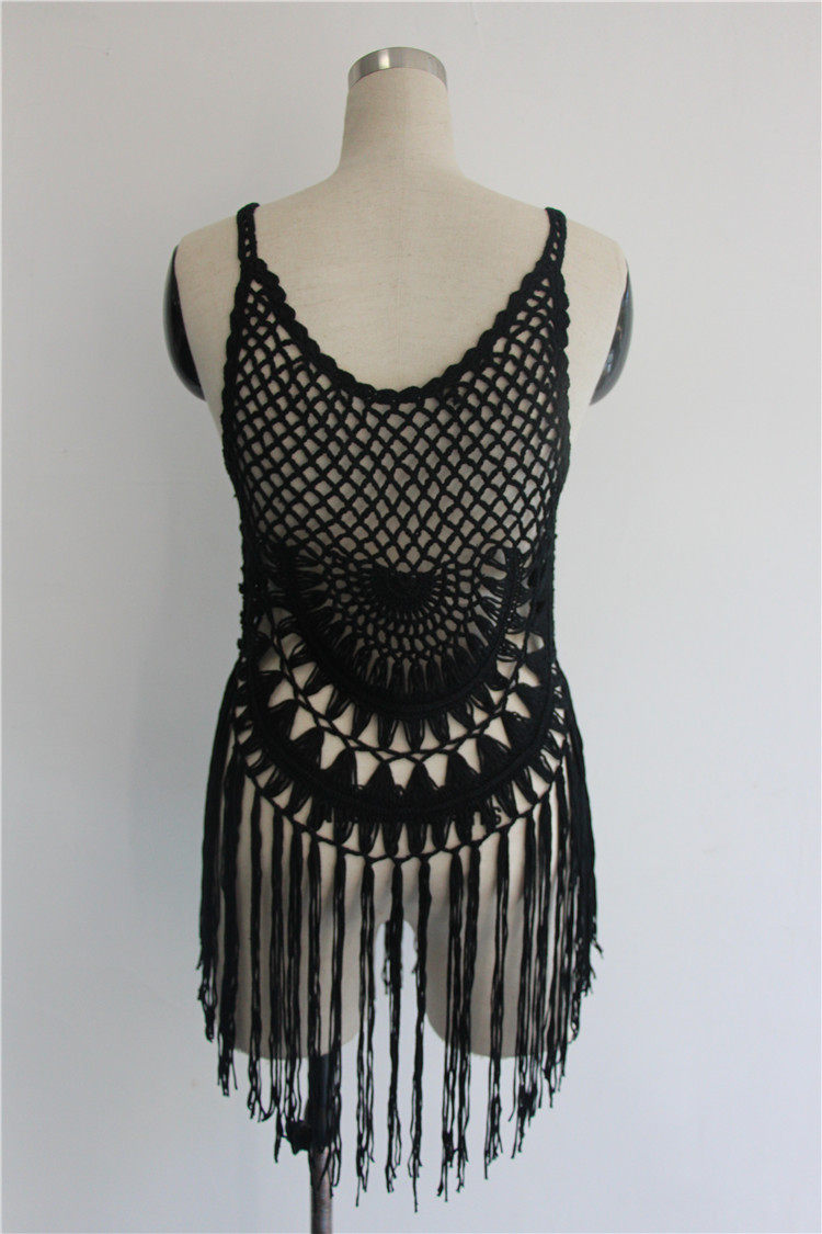 Beach crochet cover-up