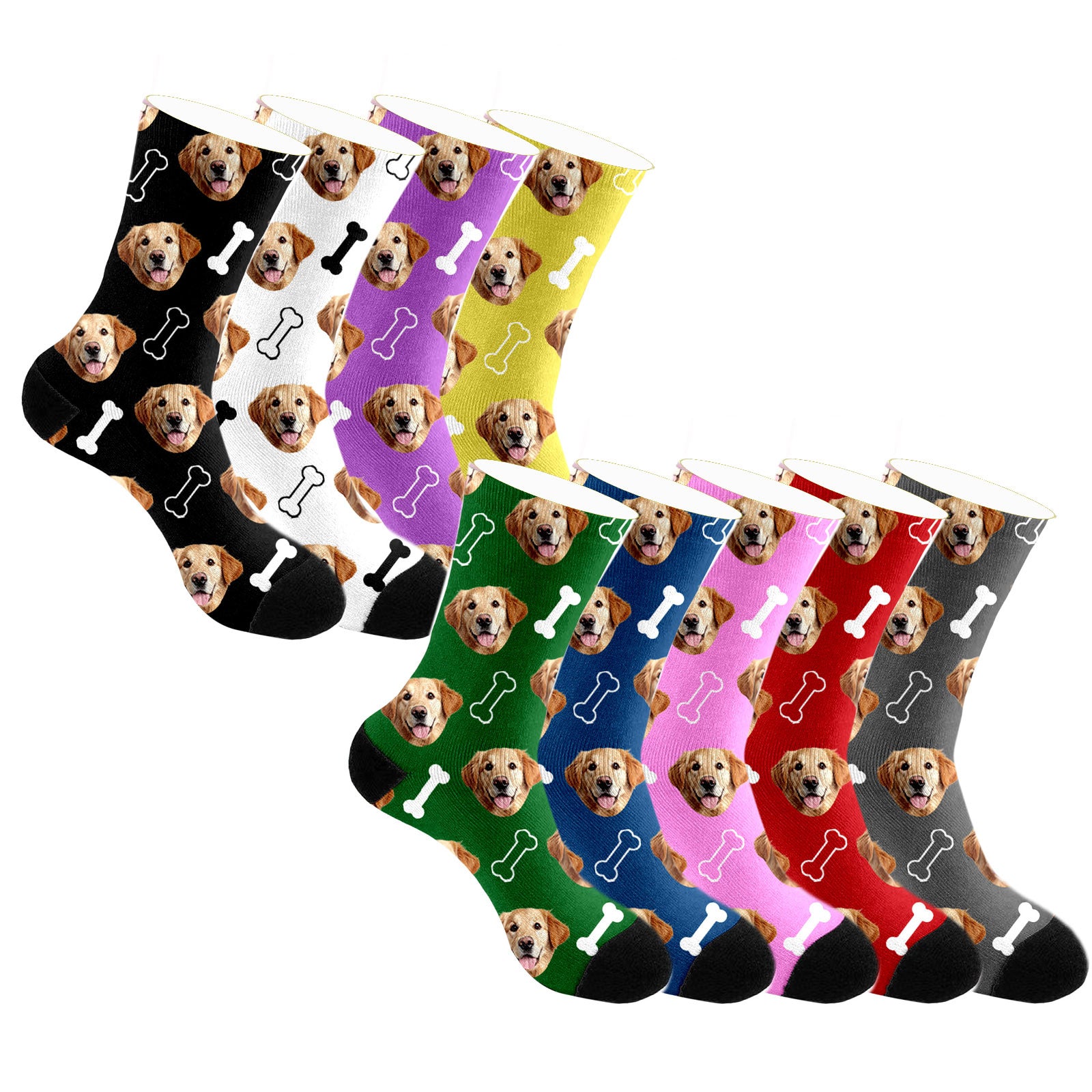 3D printed mid-calf socks